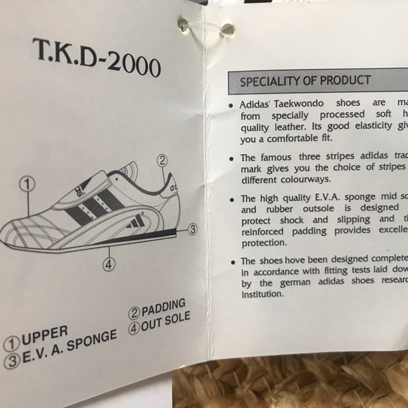 Martial Arts LEATHER Adidas shoes - Picture 5 of 5